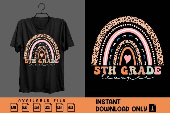5th Grade Teacher Graphics & T-Shirt Designs