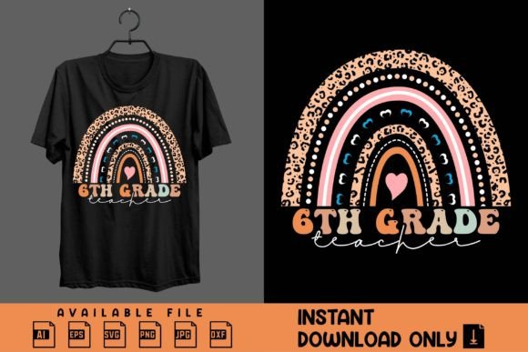 6th Grade Teacher Shirt Design Graphics