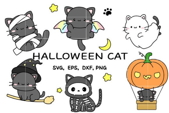 Halloween Black Cat Svg: Spooky Graphics & Illustrations