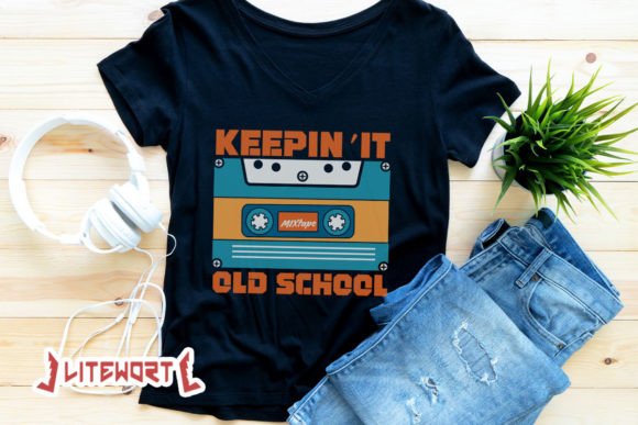 Old School Hip Hop 80S 90S Mixtape Graphics for T-Shirt Designs