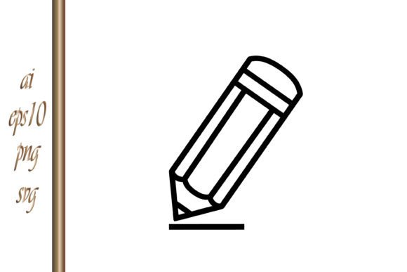 Reviewing the Pencil Icon School Symbol Vector for Embroidery