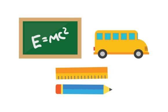 School Icon Collection: Graphics & Illustrations Review