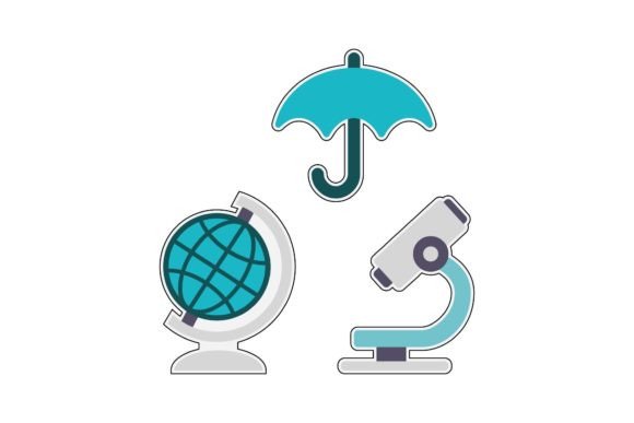 School Sticker Elements: Graphics & Illustrations