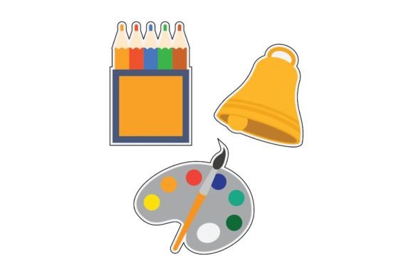School Sticker University: Graphics & Illustrations