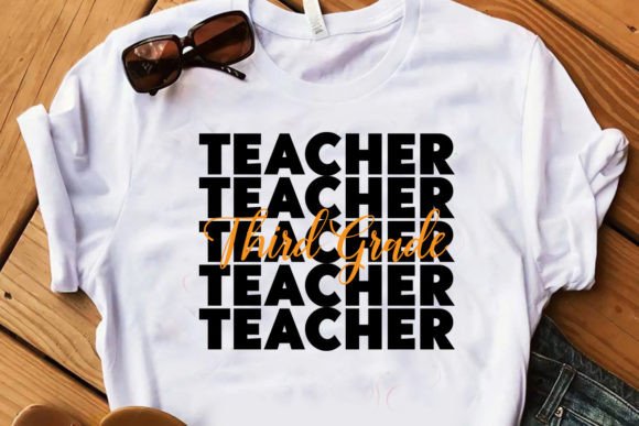 Third Grade Teacher T-Shirt Graphics Review