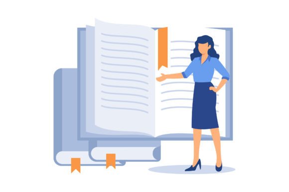 Young Female Teacher Graphics & Illustrations
